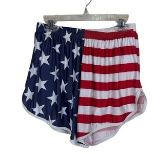 Semper Silkies Shorts Size M American Flag Print